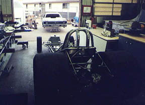 The Nitro Nova body and chassis face to face for the first time